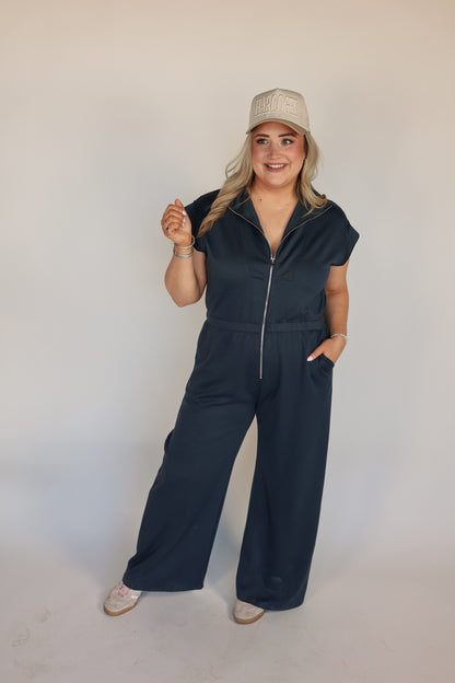 THE HARBOR JUMPSUIT | NAVY