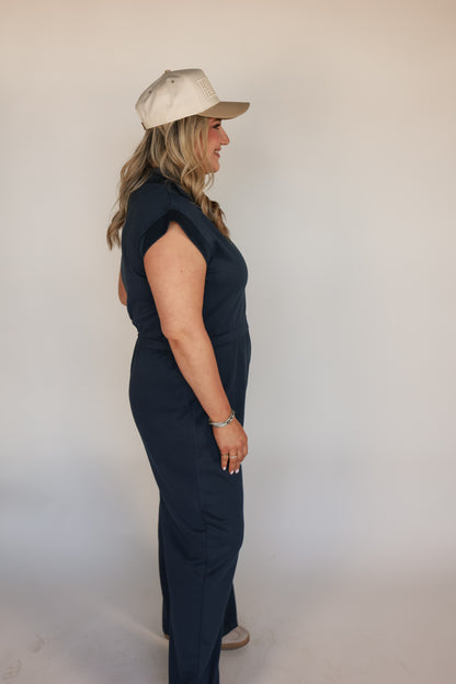 THE HARBOR JUMPSUIT | NAVY