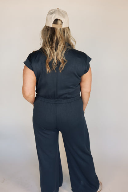 THE HARBOR JUMPSUIT | NAVY