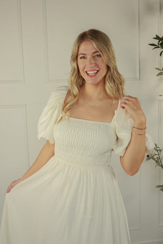 THE MILLIE MAXI DRESS | IVORY