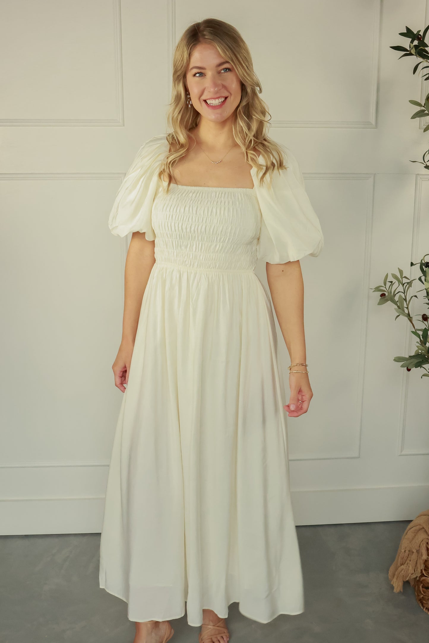 THE MILLIE MAXI DRESS | IVORY