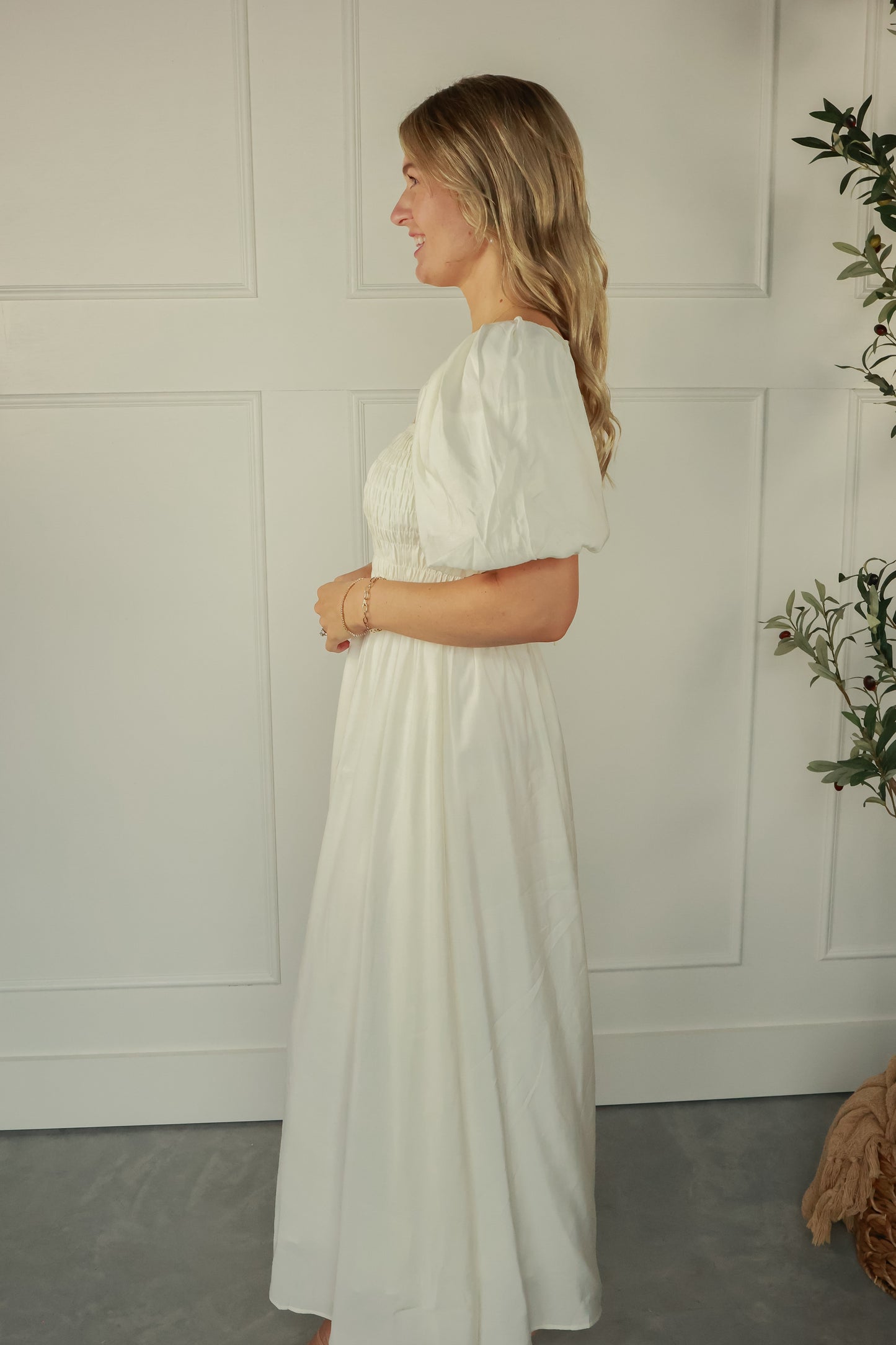 THE MILLIE MAXI DRESS | IVORY