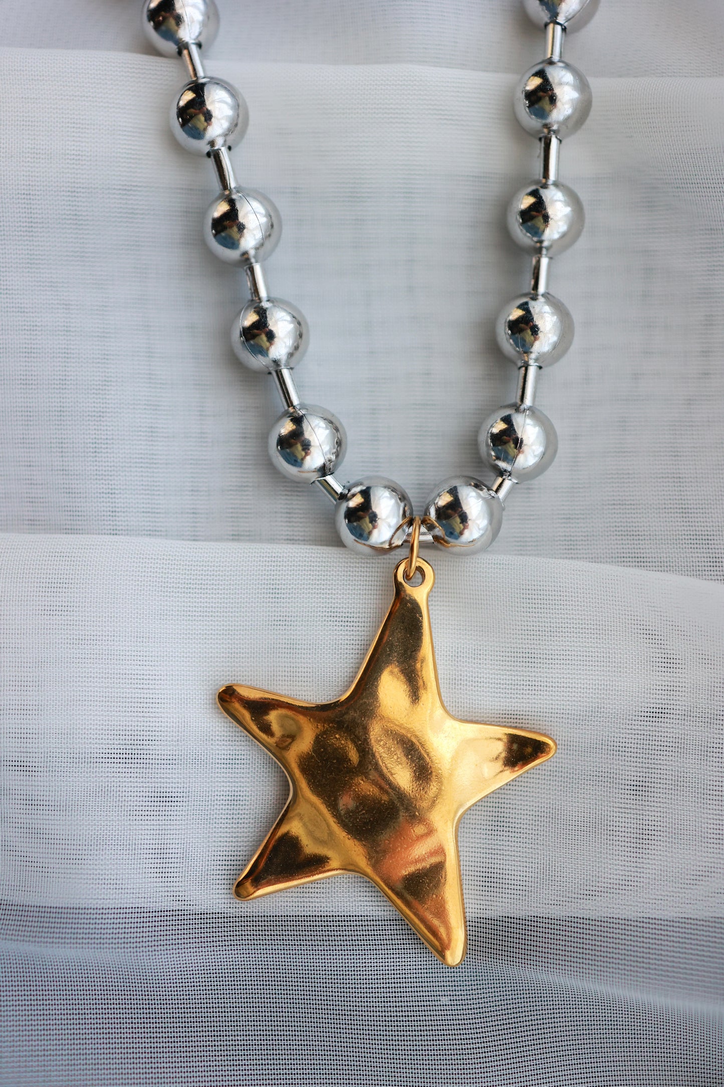 BARB & STAR NECKLACE | SILVER