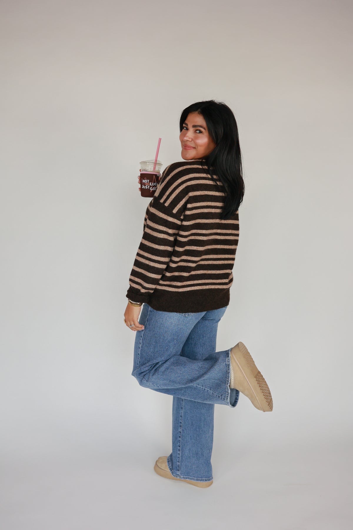 THE CHOCOLATE STRIPED SWEATER