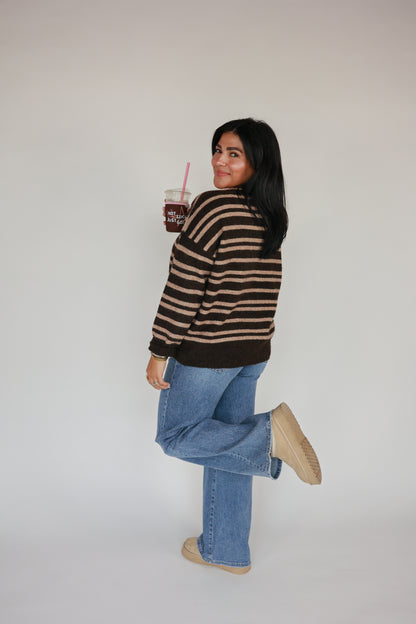 THE CHOCOLATE STRIPED SWEATER