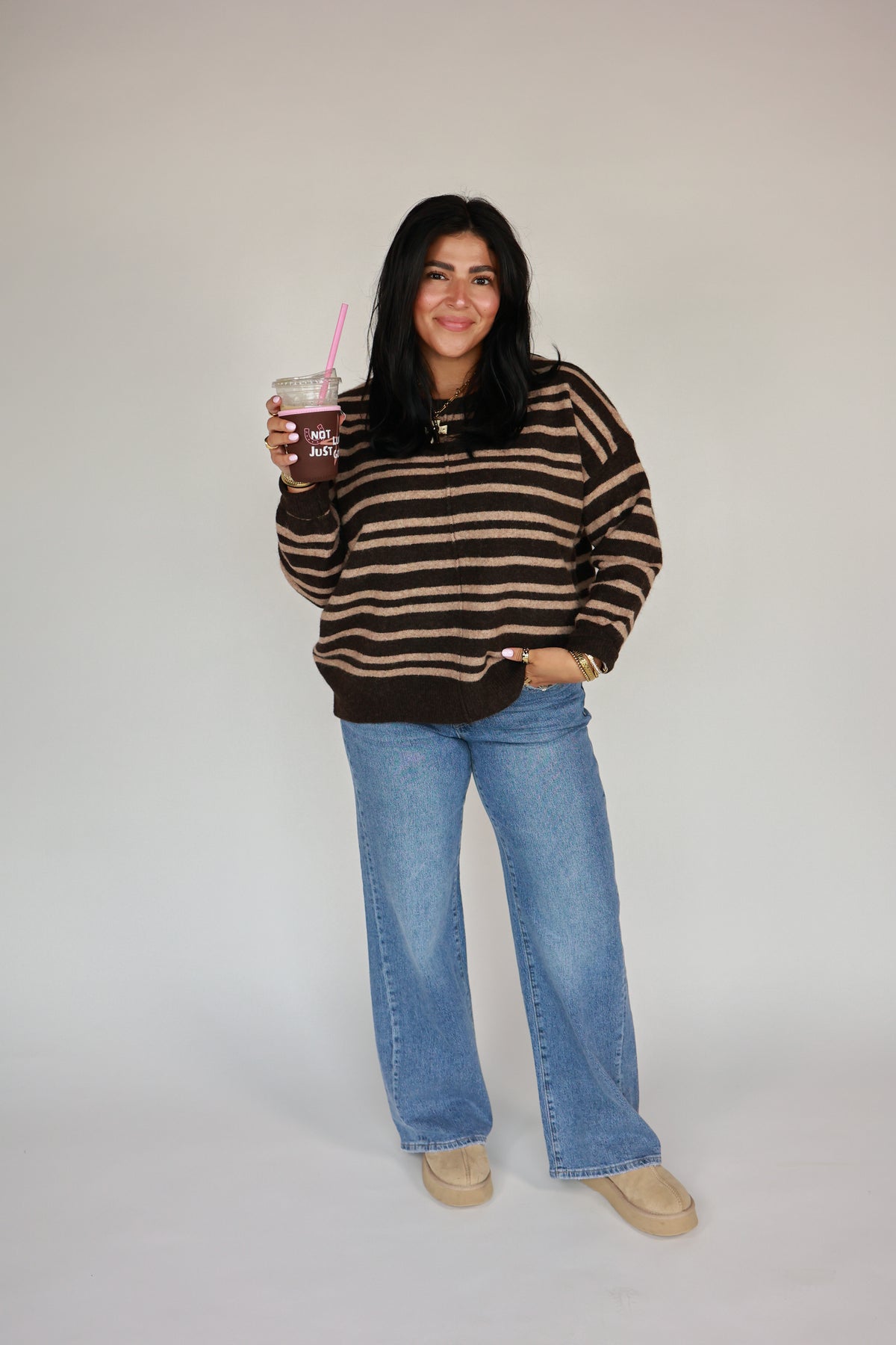 THE CHOCOLATE STRIPED SWEATER