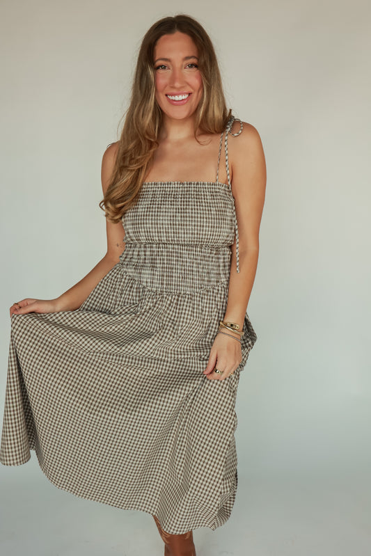 THE HIGH DESERT PLAID DRESS