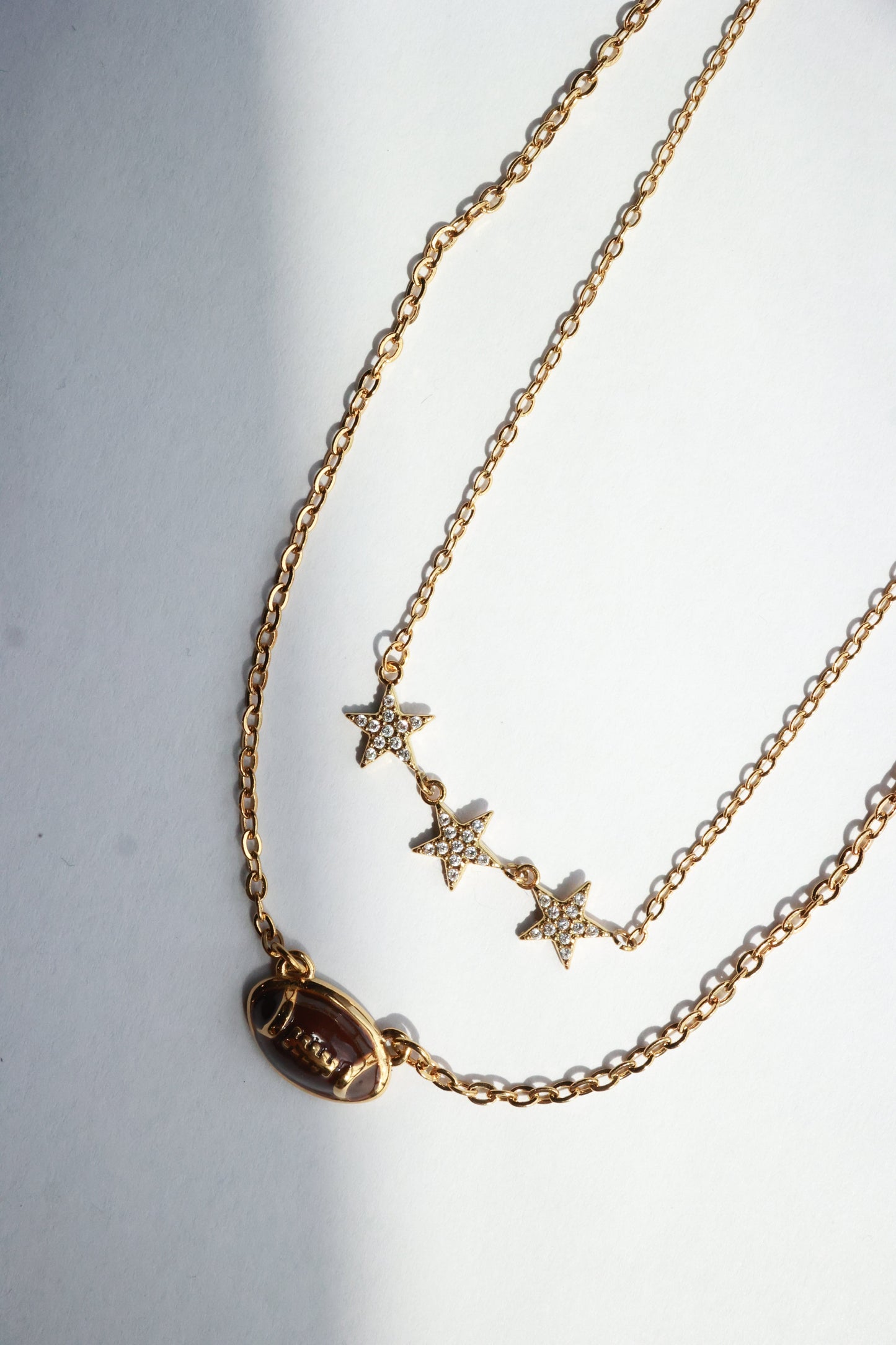 GAME DAY GIRL LAYERED NECKLACE