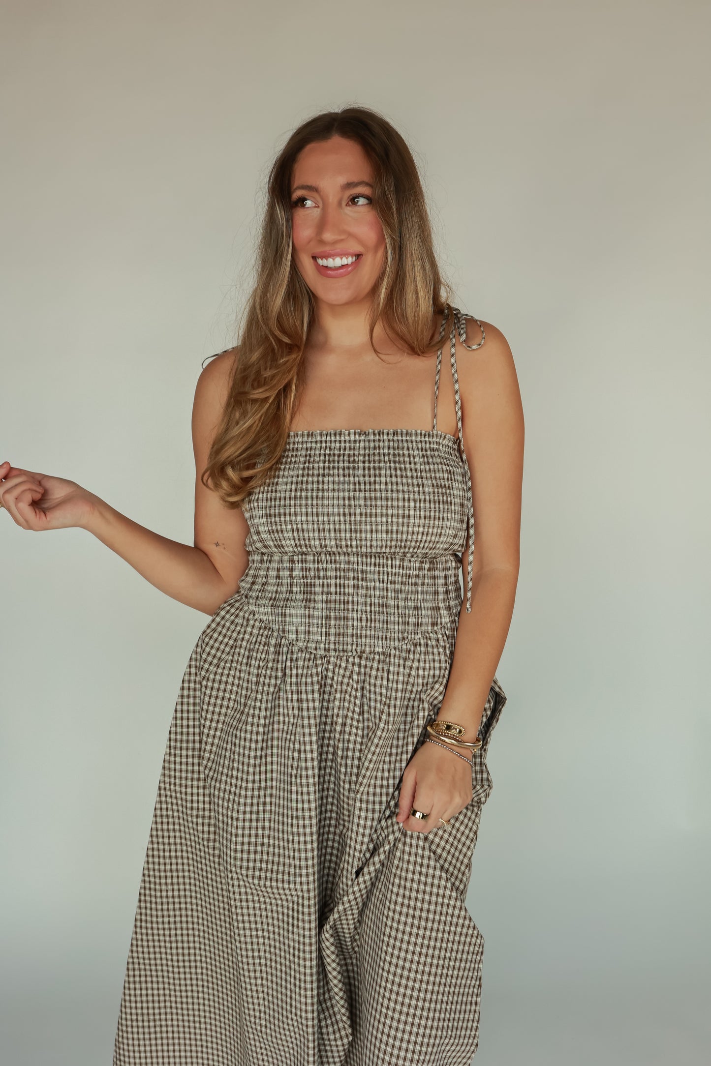 THE HIGH DESERT PLAID DRESS