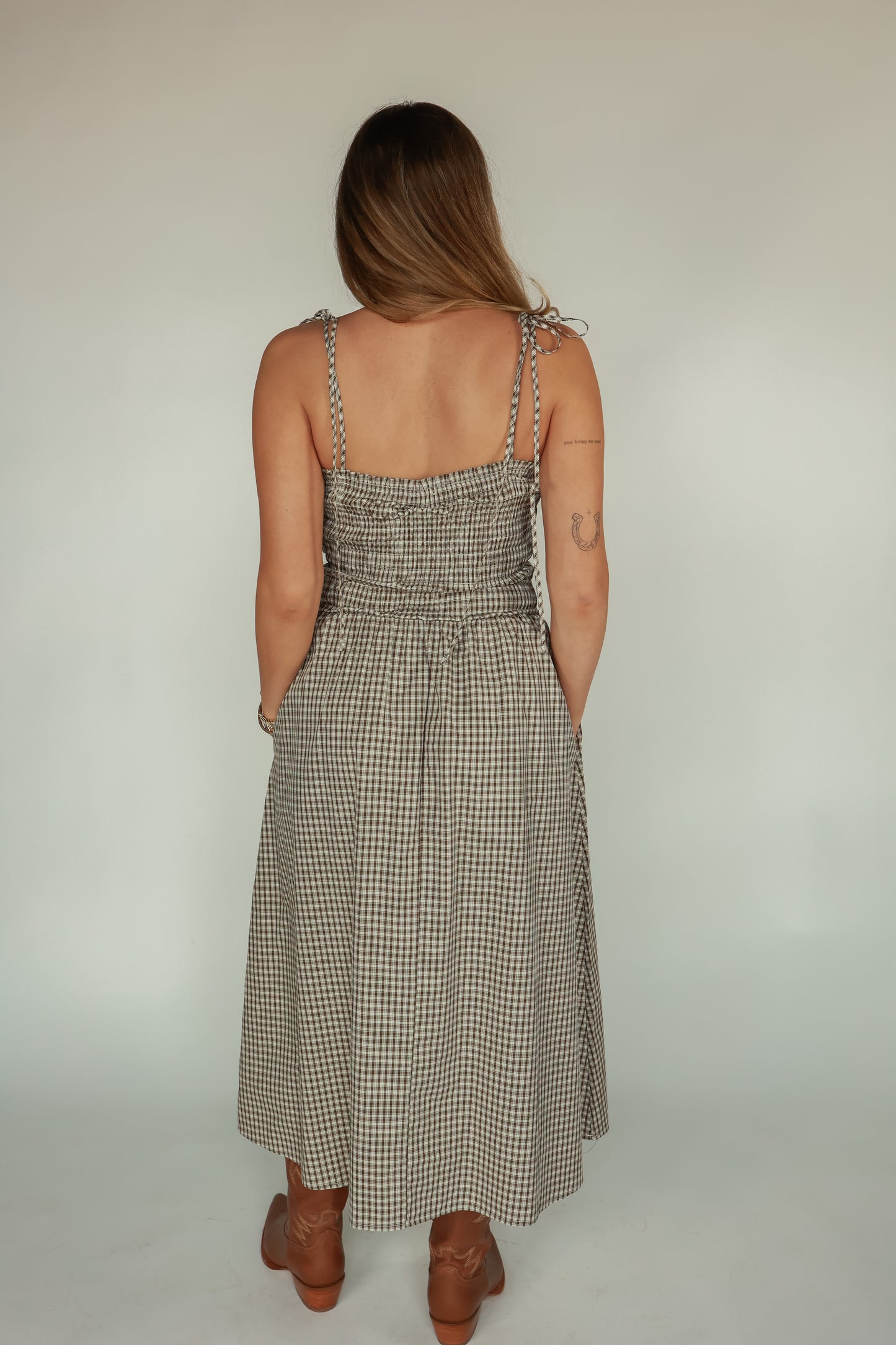 THE HIGH DESERT PLAID DRESS