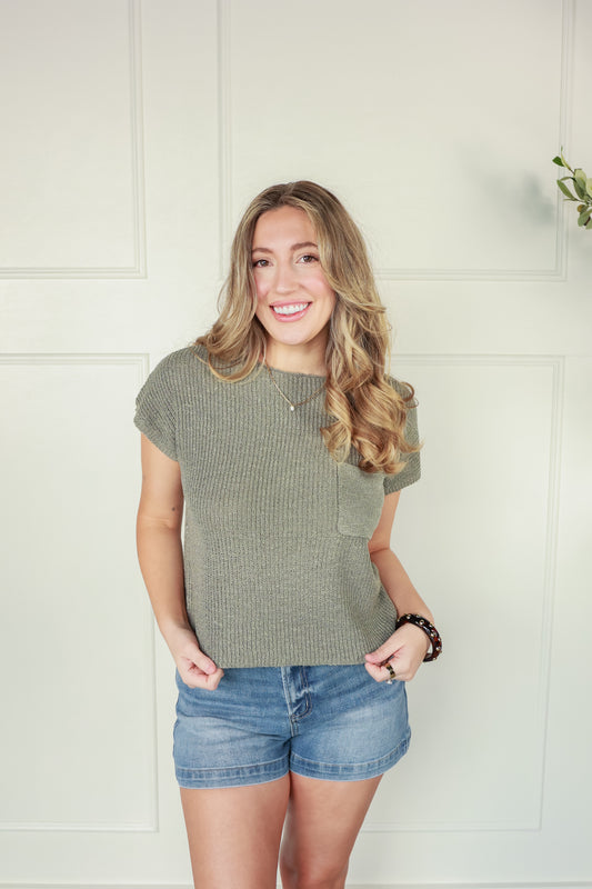 THE OLIVE DRIFT SWEATER