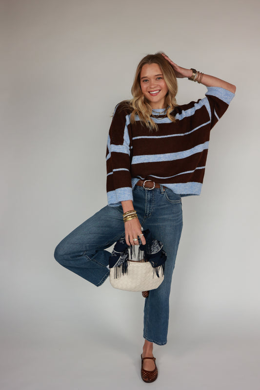 THE MIXED MOOD STRIPE SWEATER