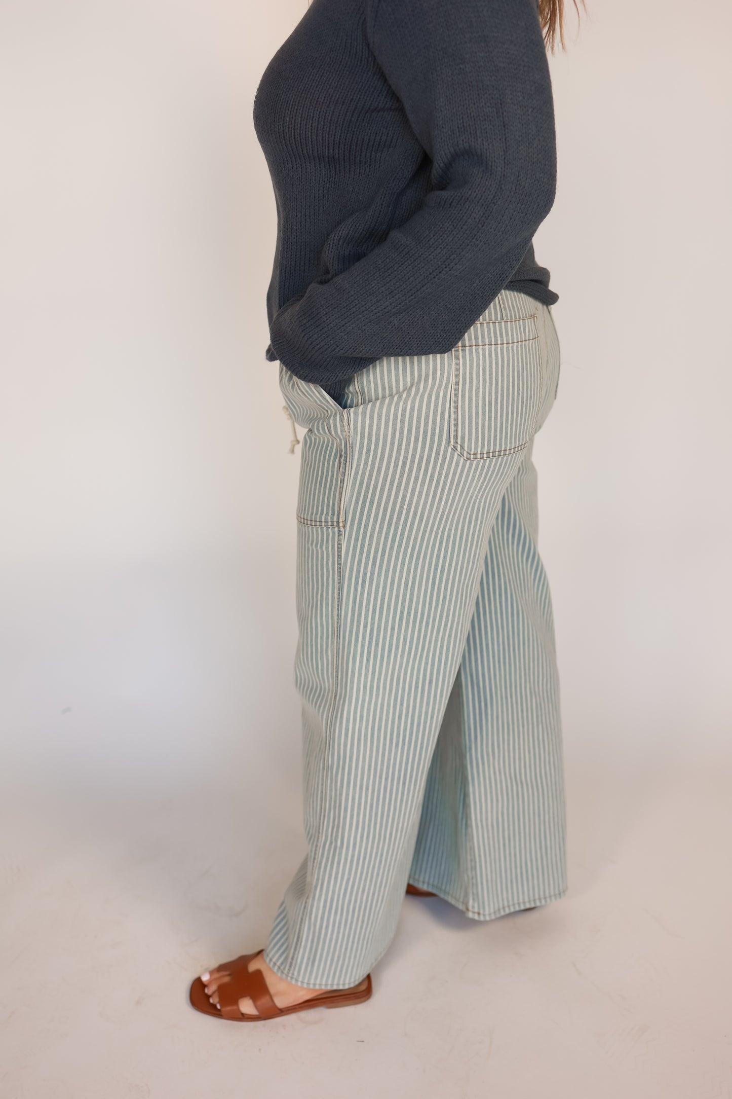 THE SEASIDE STRIPED PANTS