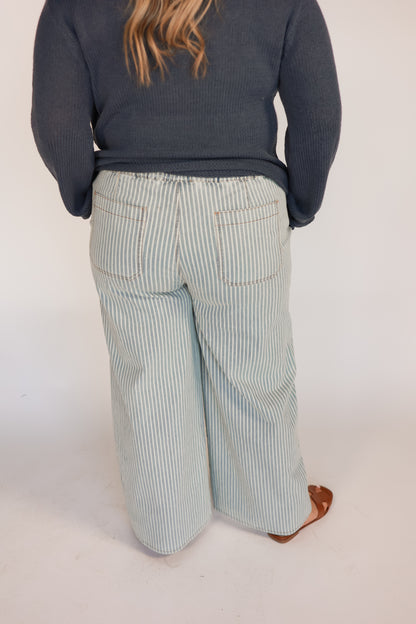 THE SEASIDE STRIPED PANTS