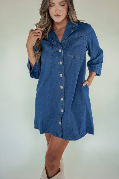 THE STATEMENT DRESS | DENIM