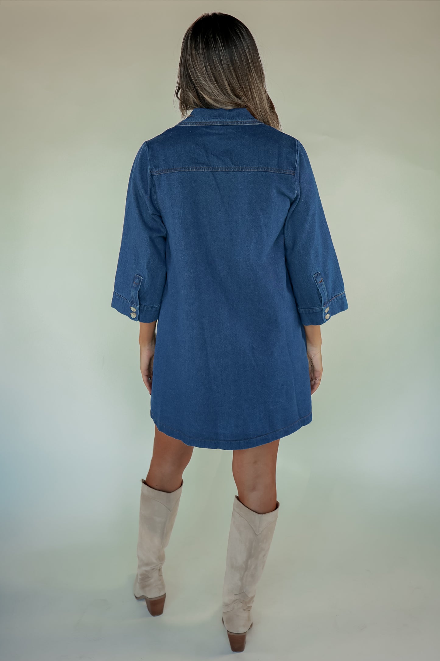 THE STATEMENT DRESS | DENIM