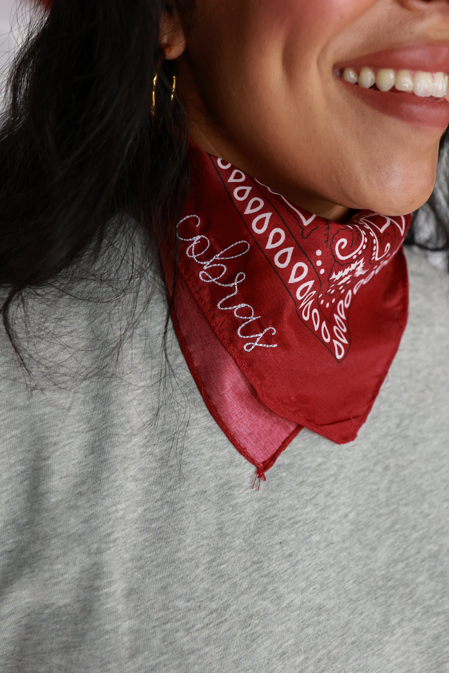 EMBROIDERED BANDANA | COBRAS