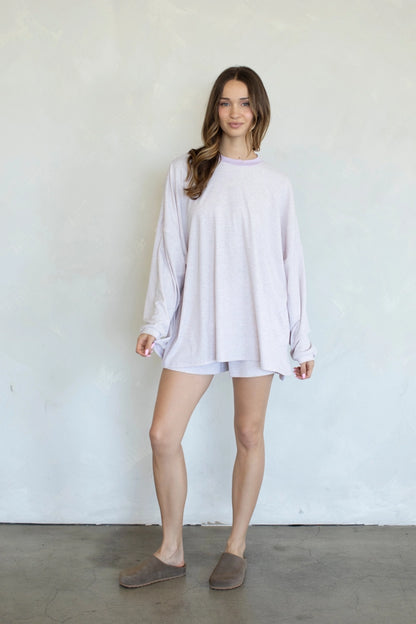 THE STRIPED LAVENDER SET | BOTTOMS ONLY