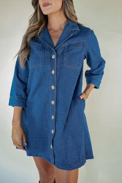 THE STATEMENT DRESS | DENIM