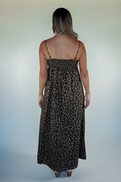 THE LEOPARD PRINT MAXI DRESS