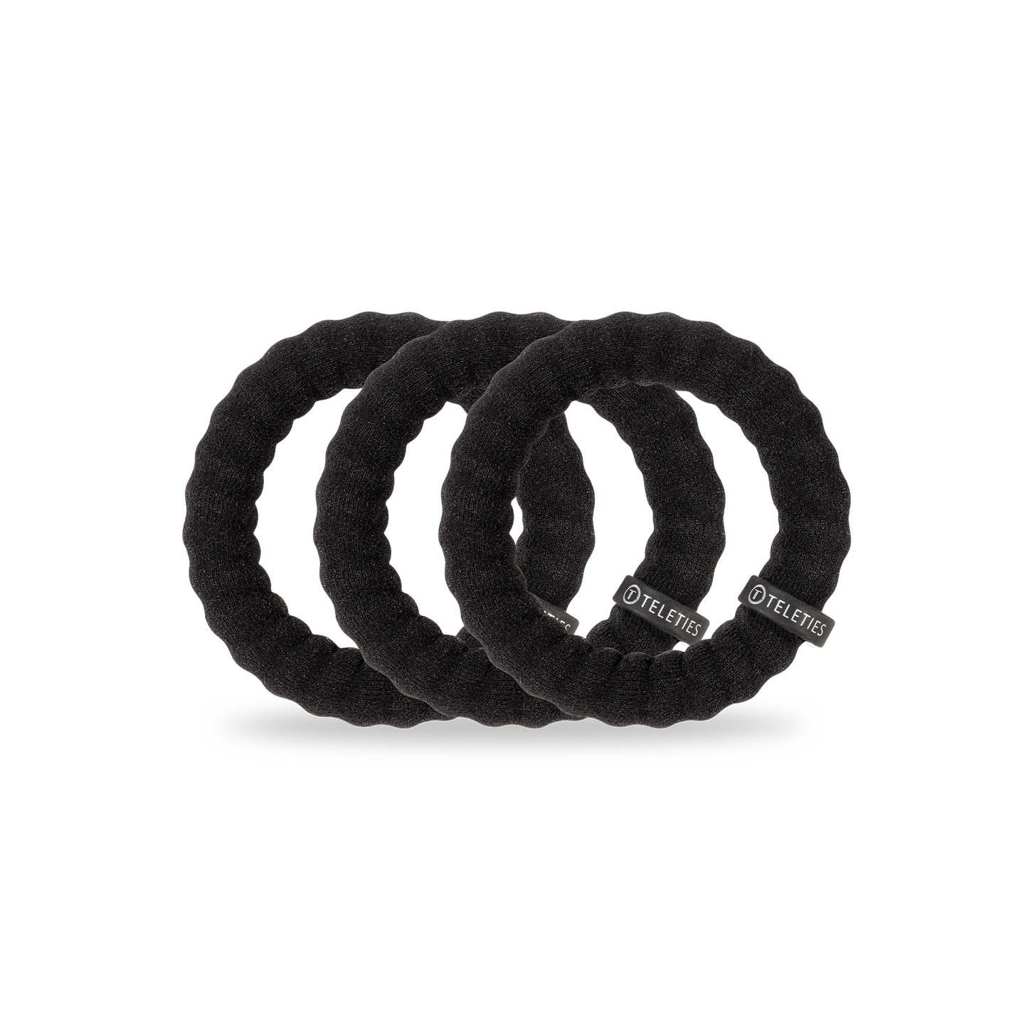 LARGE NYLON HAIR TIES | JET BLACK