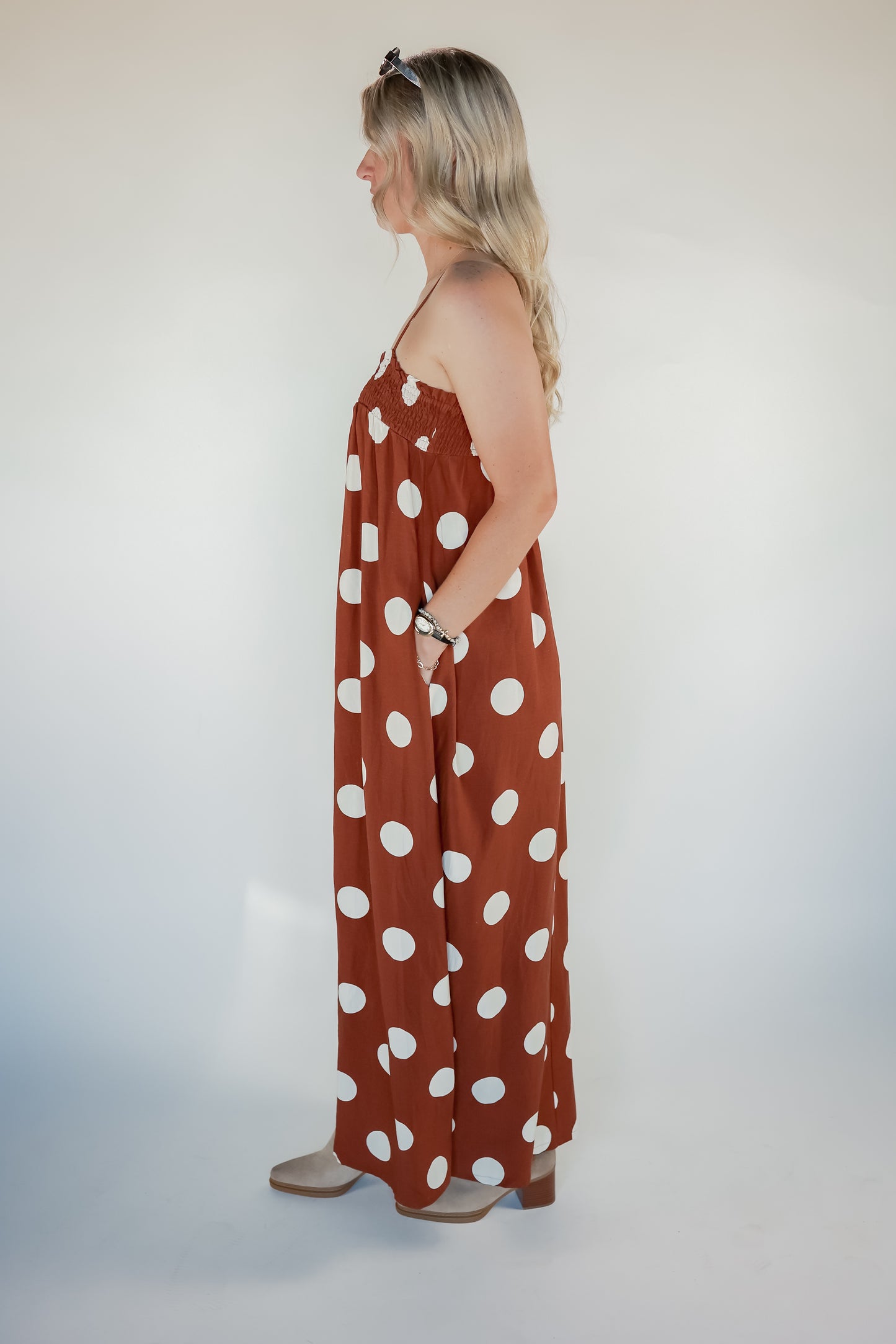 THE SPOT ON DRESS | MOCHA