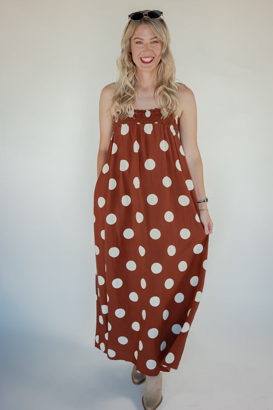 THE SPOT ON DRESS | MOCHA