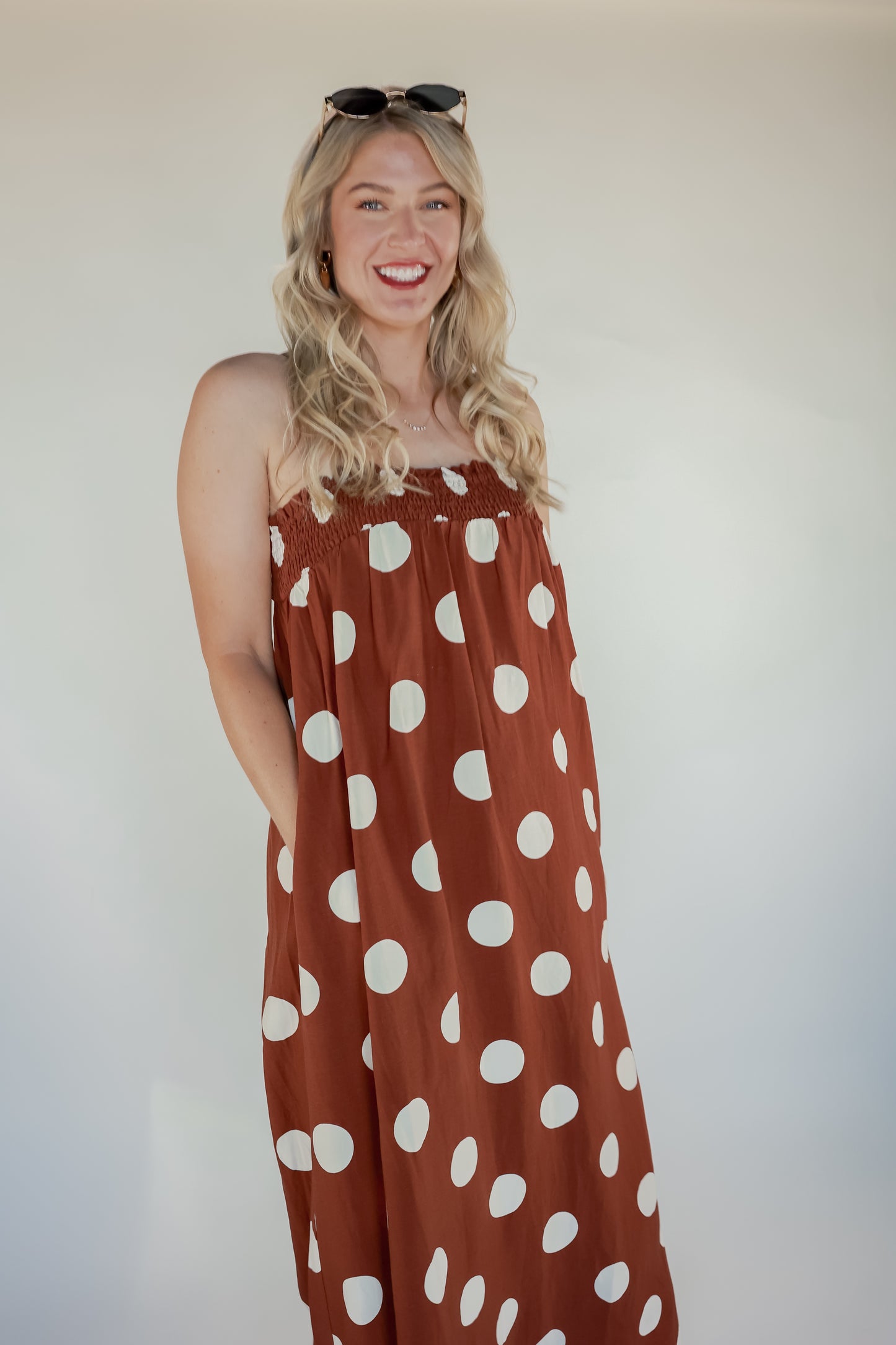 THE SPOT ON DRESS | MOCHA