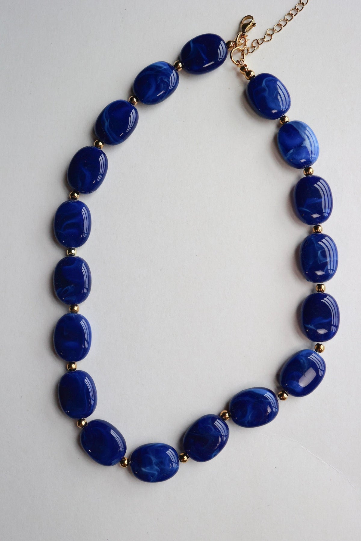 GO BIG BLUE BUBBLE NECKLACE