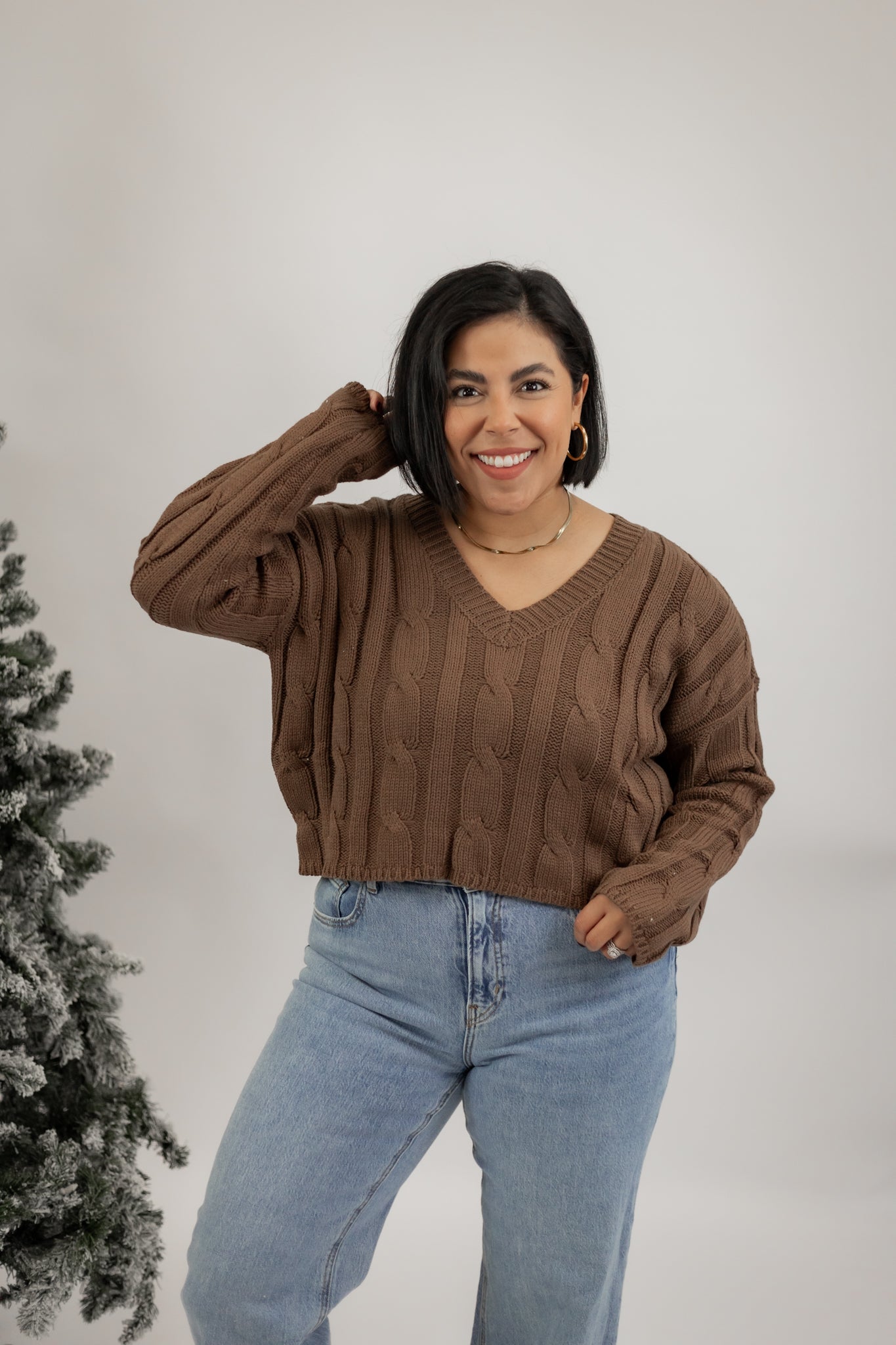 BETTER TOGETHER SWEATER IN BROWN | DAY 2