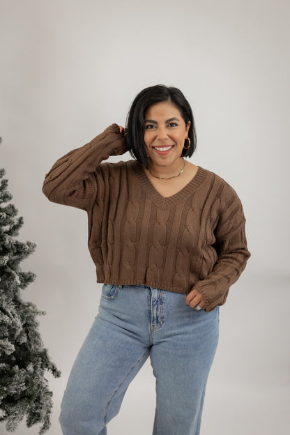 BETTER TOGETHER SWEATER IN BROWN | DAY 2