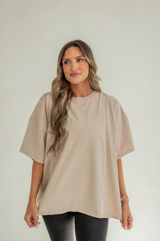 BIG T-SHIRT | TAUPE