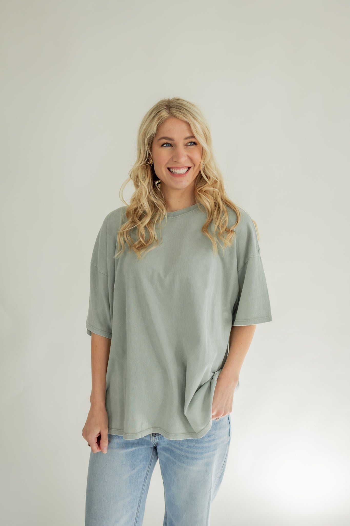 BIG T-SHIRT | SAGE GREEN