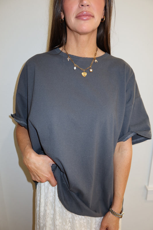 THE EVERYDAY TEE | CHARCOAL