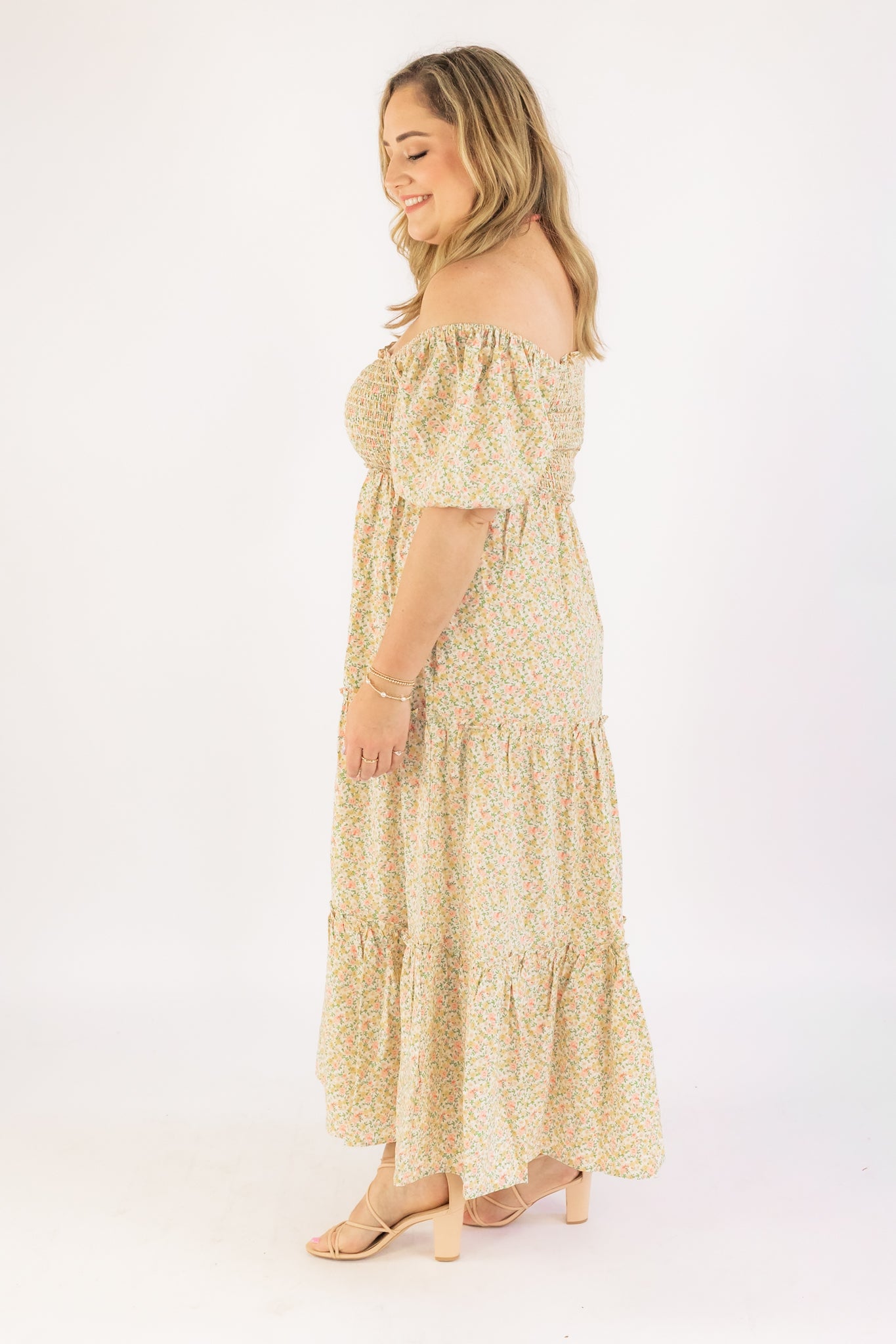 SUDDENLY ME FLORAL MAXI DRESS