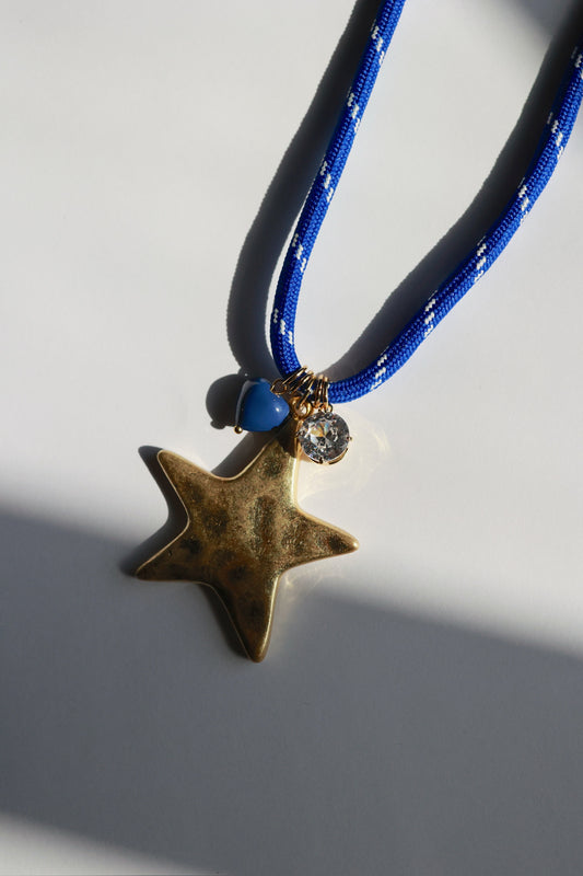 GO BLUE STAR NECKLACE