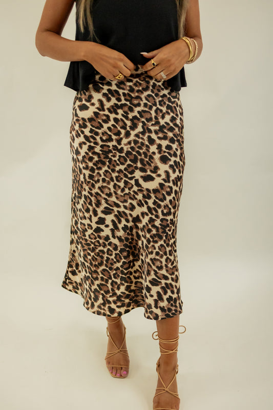 KEEP IT FIERCE MIDI SKIRT