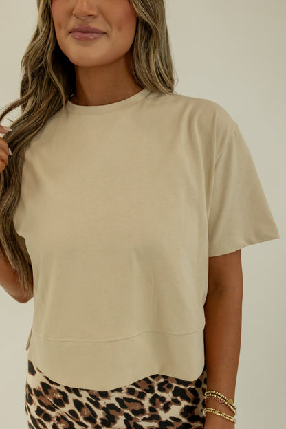 YOUR GO TO TOP IN TAUPE