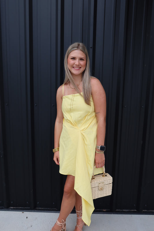 VACATION MINI DRESS | YELLOW
