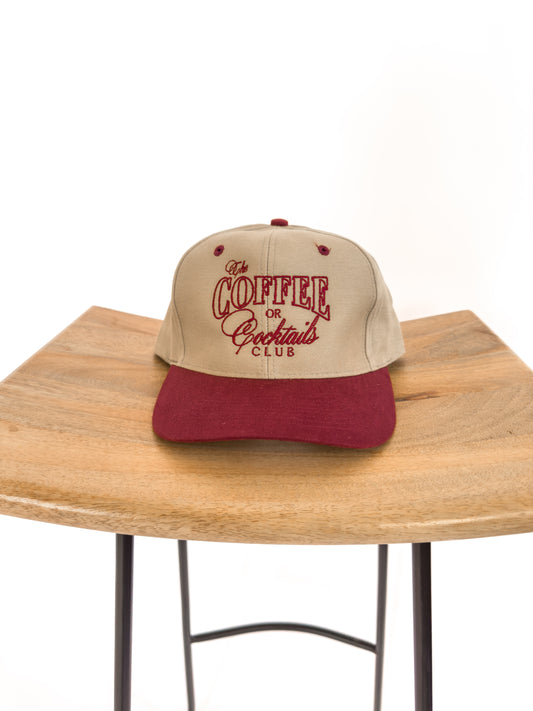 THE COFFEE OR COCKTAILS CLUB HAT | WILDROSE