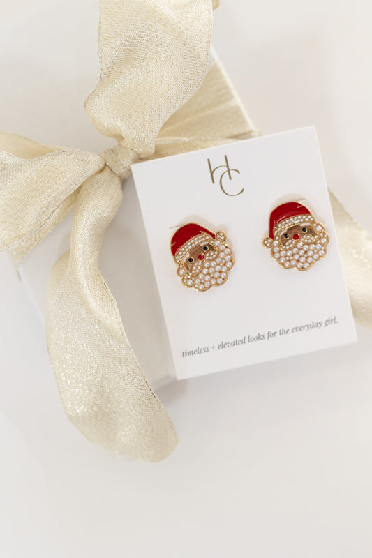 SANTA CLAUS EARRINGS