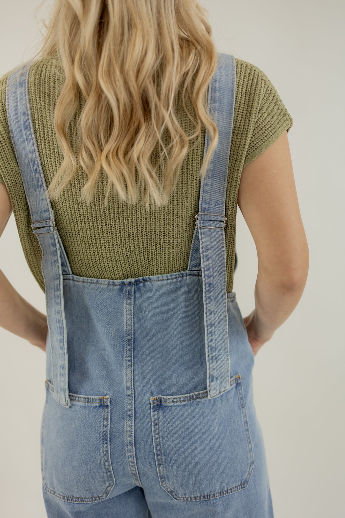 LOOK MY WAY DENIM OVERALLS