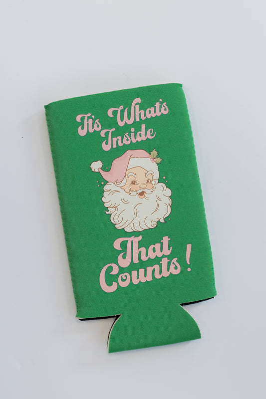 IT'S WHAT'S INSIDE THAT COUNTS IN GREEN | KOOZIE