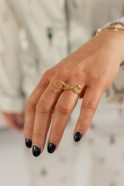 THE BOW IS MINE RING | ADJUSTABLE