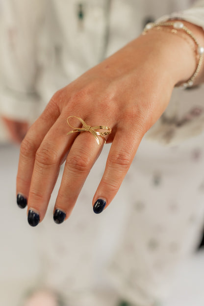 THE BOW IS MINE RING | ADJUSTABLE