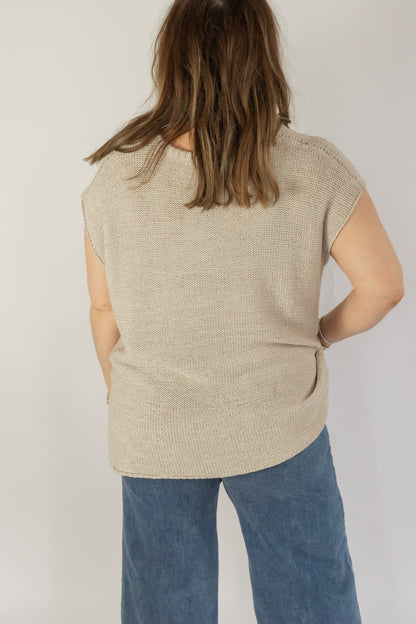READY FOR SPRING SLEEVLESS SWEATER