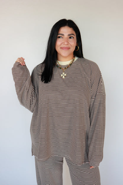THE DANI STRIPE SET | TOP ONLY