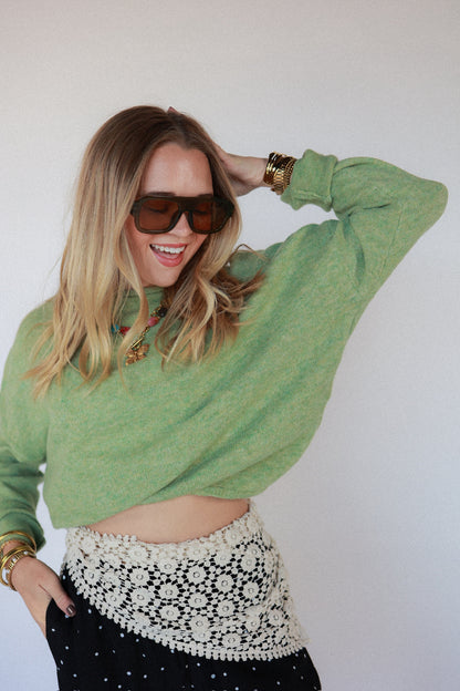 THE PIPER PULLOVER | MATCHA