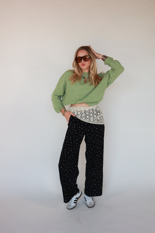 THE PIPER PULLOVER | MATCHA