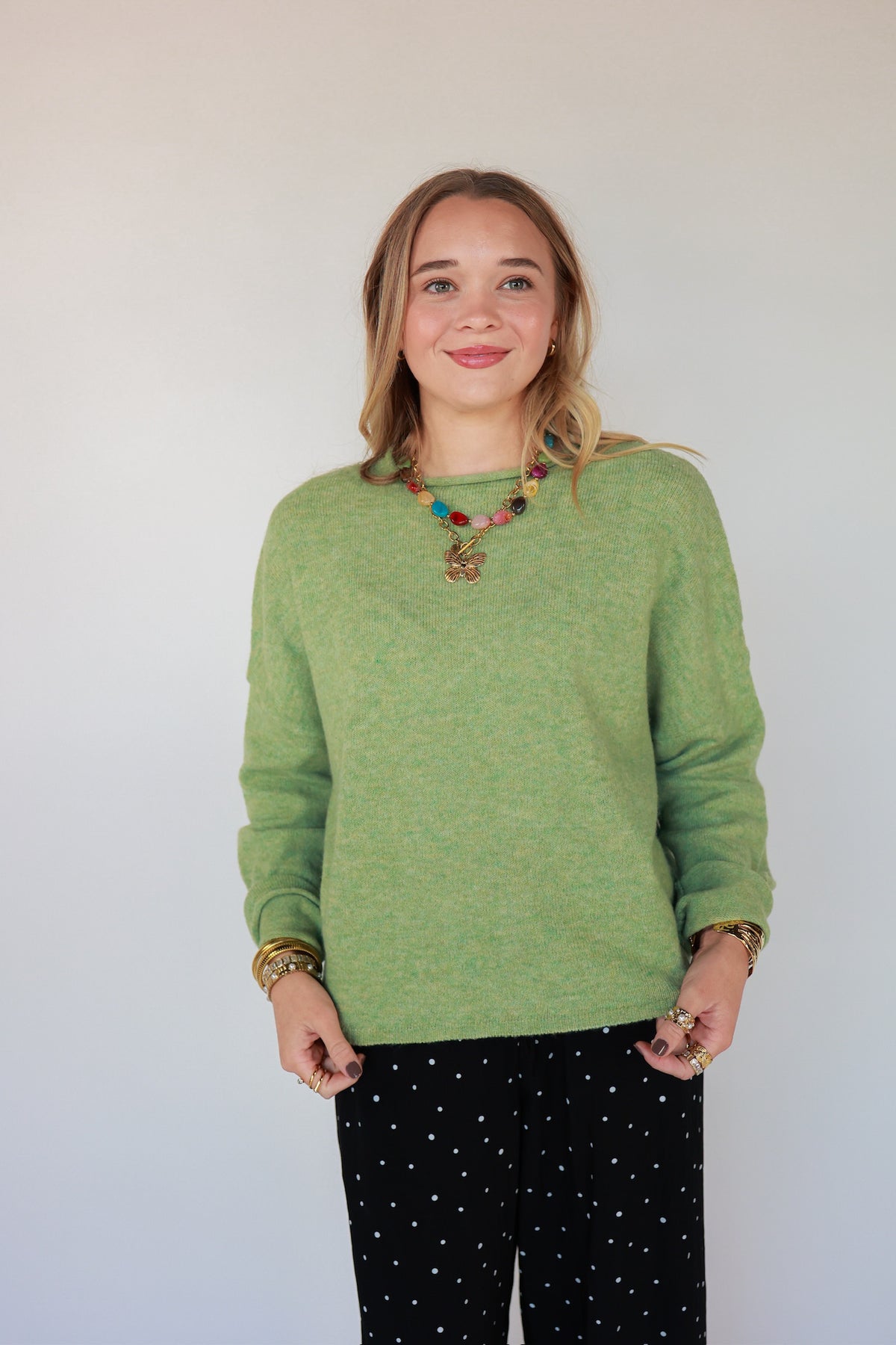THE PIPER PULLOVER | MATCHA
